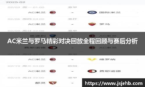 AC米兰与罗马精彩对决回放全程回顾与赛后分析